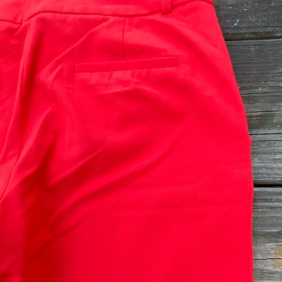 Gianni Bini Red trousers slacks professional pants size 0 - Picture 13 of 15